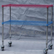 NSF Color Wire Hotel Storage Rack for Commercial